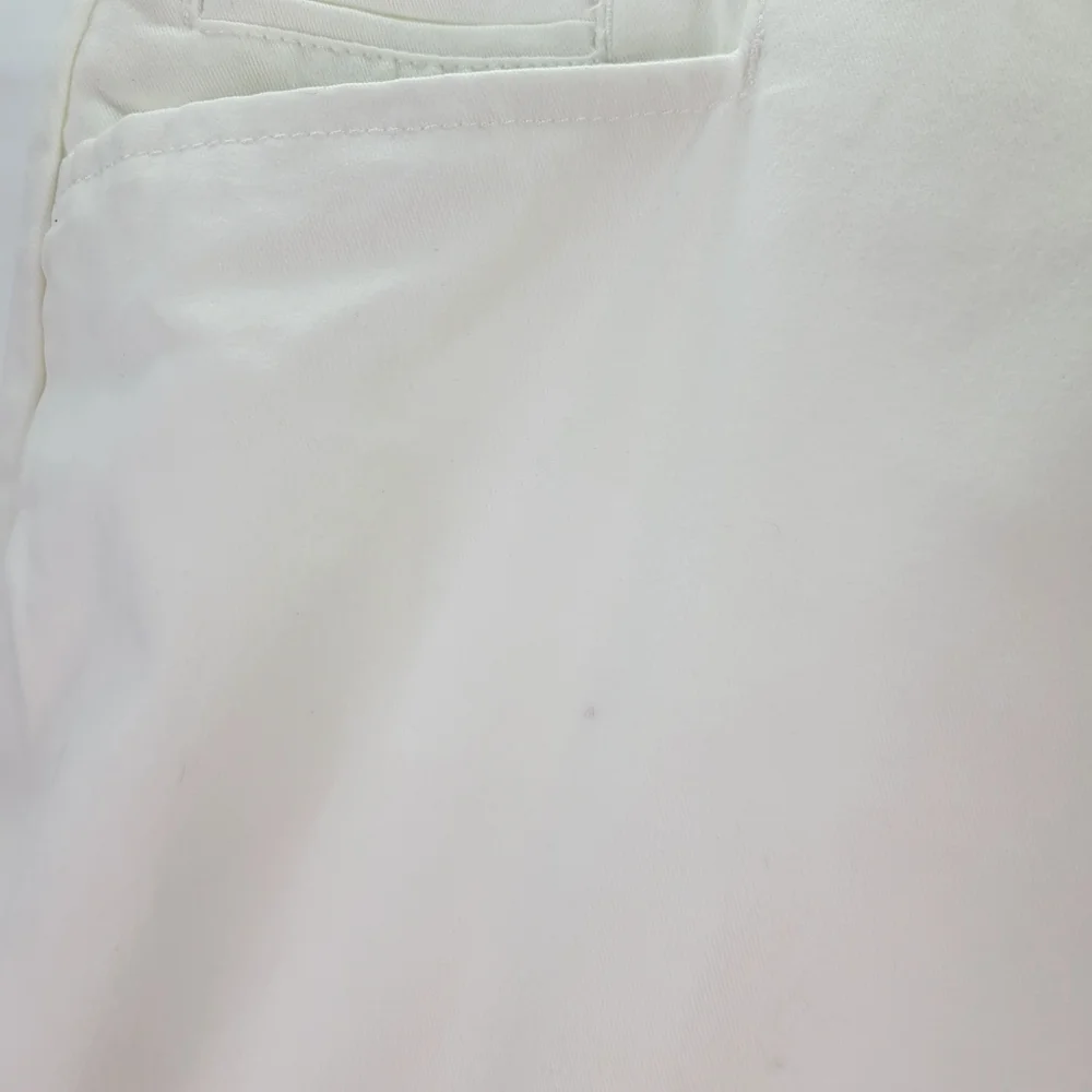 NWT JM Collections White Cotton No Gap Waistband Size 12 Tummy Slimming Panels